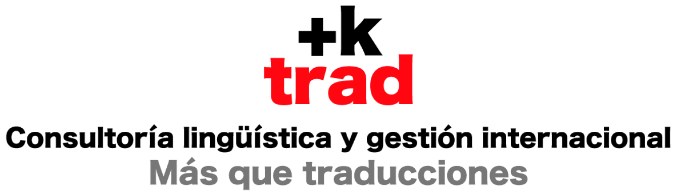 Logotipo de masktrad más que traducciones - consultoría lingüística y gestión internacional